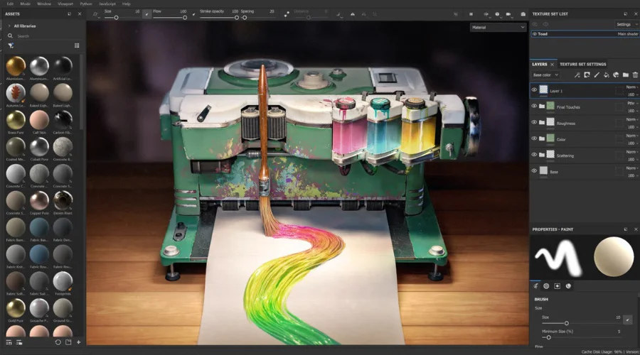 Substancja adobe 3d